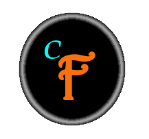 CF LOGO Small Oval Black